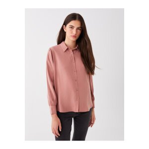 LC Waikiki Women's Plain Long Sleeve Oversize Shirt