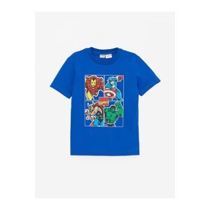 LC Waikiki Boys' Crew Neck Marvel Printed Short Sleeve T-Shirt