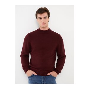 LC Waikiki Men's Half Turtleneck Long Sleeve Knitwear Sweater