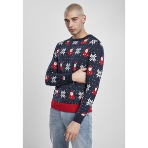 Men's Christmas Sweater Nicolaus And Snowflakes