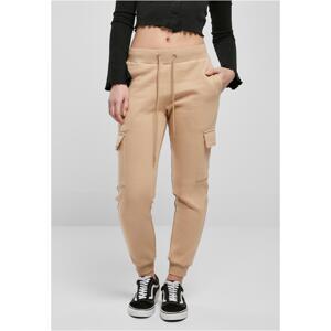 Women's Cargo Sweat Union Trousers Beige