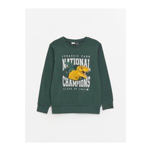 LC Waikiki Boys' Crew Neck Printed Long Sleeve T-Shirt