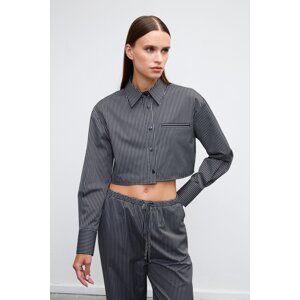 VATKALI Poplin cropped shirt