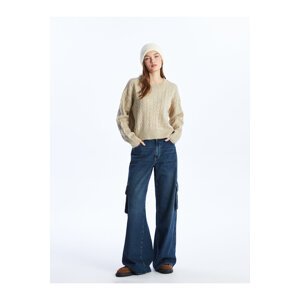 LC Waikiki Wideleg Women's Cargo Jean Pants