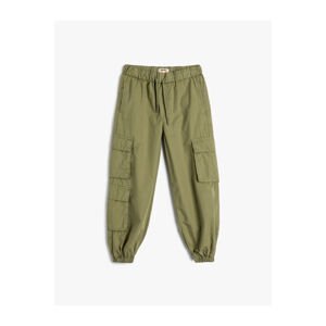 Koton Parachute Trousers Drawstring Side Pocket Detailed Cotton