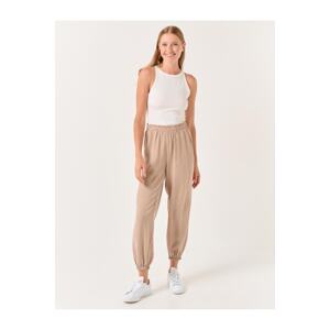 Jimmy Key Mink Waist Elastic Waist Slim Leg Pocket Trousers