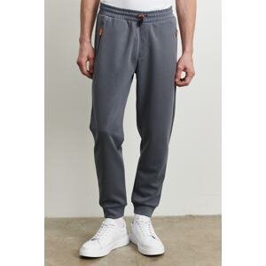 AC&Co / Altınyıldız Classics Men's Anthracite Standard Fit Regular Fit Pocketed Sweatpants