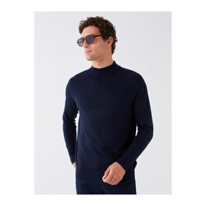 LC Waikiki Men's Half Turtleneck Long Sleeve Knitwear Sweater