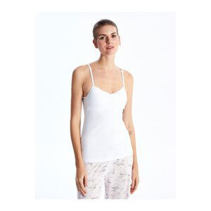 LC Waikiki Women's U Neck Straight Strap Undershirt