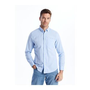 LC Waikiki Men's Regular Fit Long Sleeve Oxford Shirt
