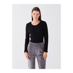 LC Waikiki Women's Crew Neck Plain Long Sleeve Thermal Underwear