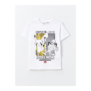 LC Waikiki Boys' Crew Neck Pikachu Printed Short Sleeve T-Shirt