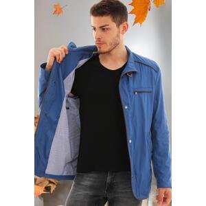 L3400 DEWBERRY COAT-PLAIN INDIGO