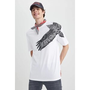 DEFACTO Oversize Fit Crew Neck Printed T-Shirt