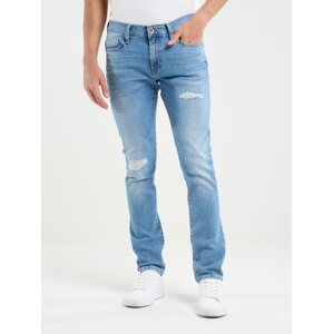 Big Star Man's Slim Trousers Denim 110843 Light Denim-239