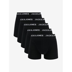 Set of five men's boxer shorts in black Jack & Jones Anthony - Men