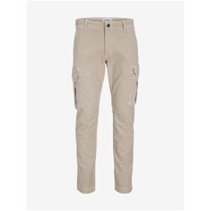 Beige Men's Cargo Pants Jack & Jones Marco - Men's