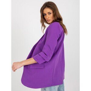 Women's purple jacket with ruffles by Adele