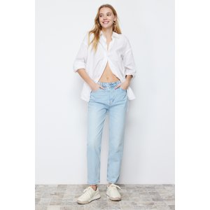 Trendyol Light Blue More Sustainable High Waist Mom Jeans