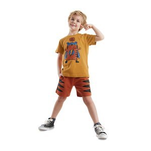 Denokids Super Tiger Boys T-shirt Shorts Set
