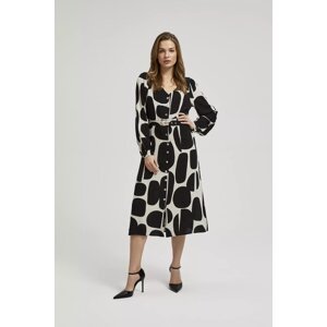 Viscose patterned dress
