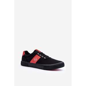 Men's Big Star Black Fabric Sneakers