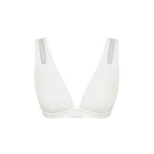 Trendyol Bridal Ecru Triangle Cut Out/Windowed Bikini Top