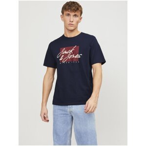 Men's Dark Blue T-Shirt Jack & Jones Zion - Men