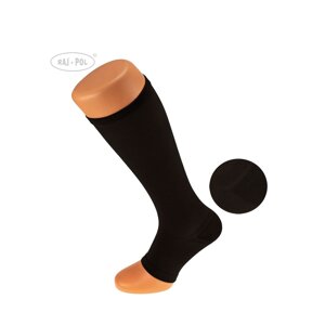 Raj-Pol Woman's Knee Socks Without Zipper 3 Grade