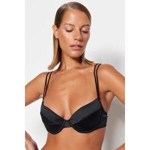 Trendyol Black Satin T-shirt Bra With Bra