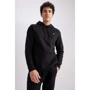 Defacto Fit Standard Fit Hooded Sweatshirt with Pocket