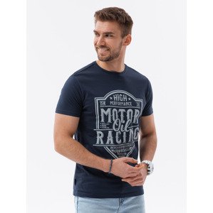 Ombre Men's printed cotton t-shirt