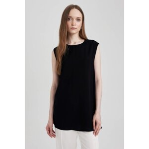 DEFACTO Regular Fit Crew Neck Short Sleeve Tunic