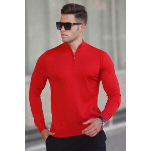 Madmext Men's Red Sweater 5176