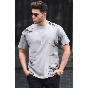 Madmext Men's Gray Over Fit T-Shirt 5207