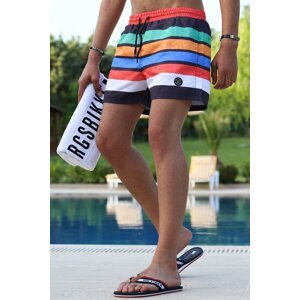 Madmext Black Men's Marine Shorts 5072