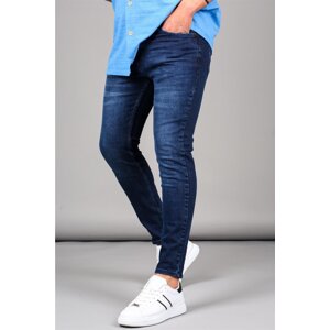 Madmext Blue Slim Fit Men's Jeans 6339