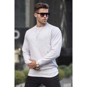 Madmext Carmelange Basic Crew Neck Men's Sweatshirt 6047