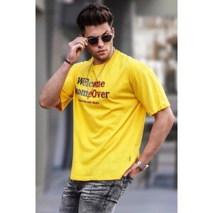 Madmext Men's Yellow T-Shirt 4960