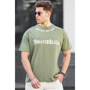 Madmext Men's Khaki T-Shirt 5204