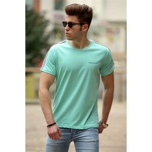 Madmext Basic Green Men's T-Shirt 4513