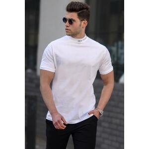 Madmext Men's White T-Shirt 5227