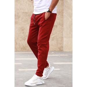 Madmext Basic Claret Red Tracksuit 2935