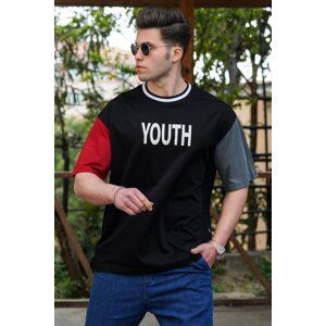 Madmext Black Men's T-Shirt 5214