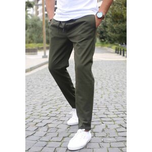 Madmext Khaki Basic Jogger Trousers 5486