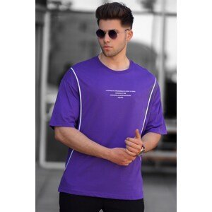 Madmext Men's Purple Oversize T-Shirt 5234