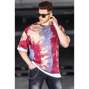 Madmext Men's Burgundy T-Shirt 4975