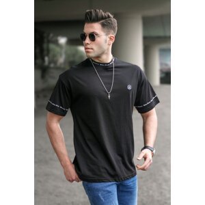 Madmext Men's Black T-Shirt 5355