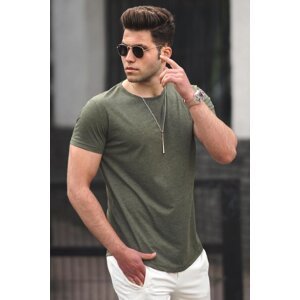 Madmext Khaki Basic Men's T-Shirt 4055