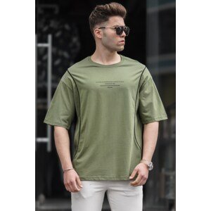 Madmext Men's Khaki Oversize T-Shirt 5234